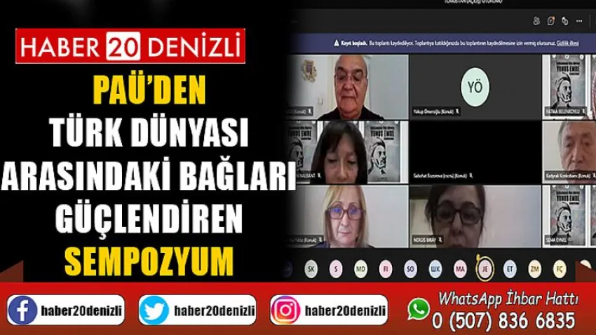 PAÜ’den Türk Dünyası Arasındaki Bağları Güçlendiren Sempozyum