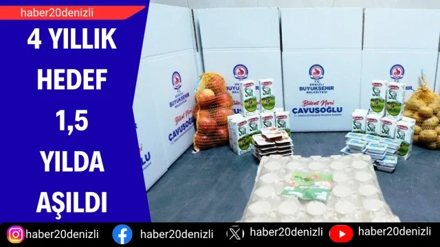 4 yıllık hedef 1,5 yılda aşıldı