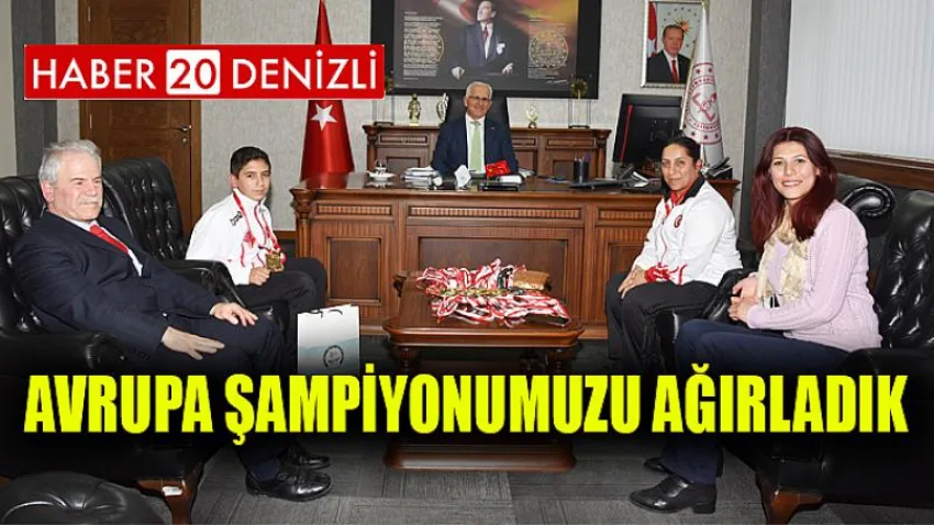 Avrupa Şampiyonumuzu Ağırladık