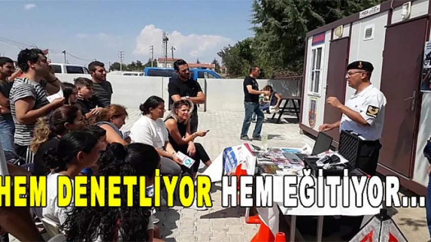 Hem Denetliyor Hem Eğitiyor...