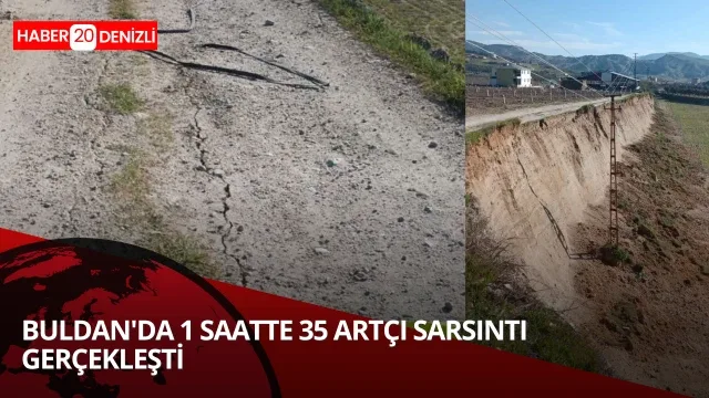 Buldan’daki depremin ardından 1 saatte 35 artçı sarsıntı gerçekleşti