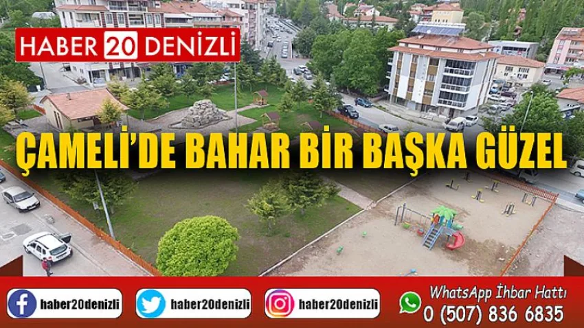 Çameli’de Bahar Bir Başka Güzel