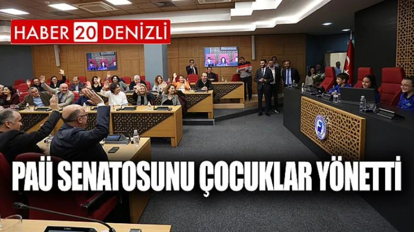 PAÜ Senatosunu Çocuklar Yönetti