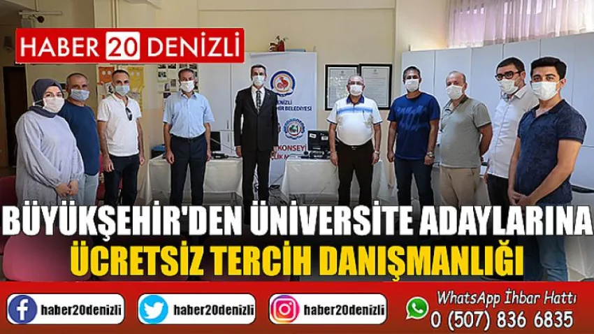 Büyükşehir'den üniversite adaylarına ücretsiz tercih danışmanlığı