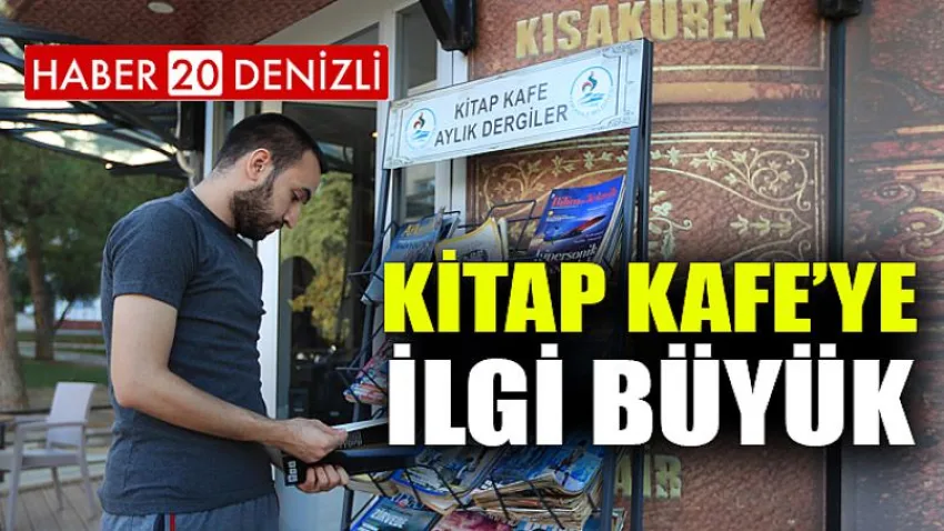 Kitap Kafe’ye İlgi Büyük