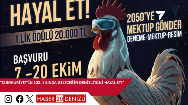 Cumhuriyet’in 102. Yılında Geleceğin Denizli’sini Hayal Et!