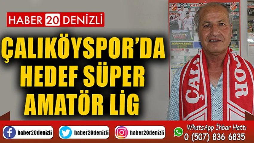 Çalıköyspor’da hedef Süper Amatör Lig