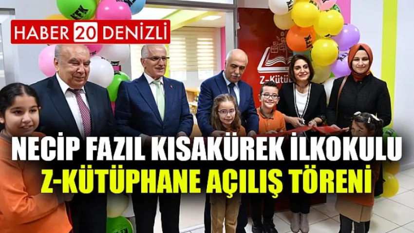 Necip Fazıl Kısakürek İlkokulu Z-Kütüphane Açılış Töreni