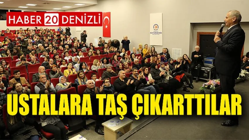 Ustalara Taş Çıkarttılar