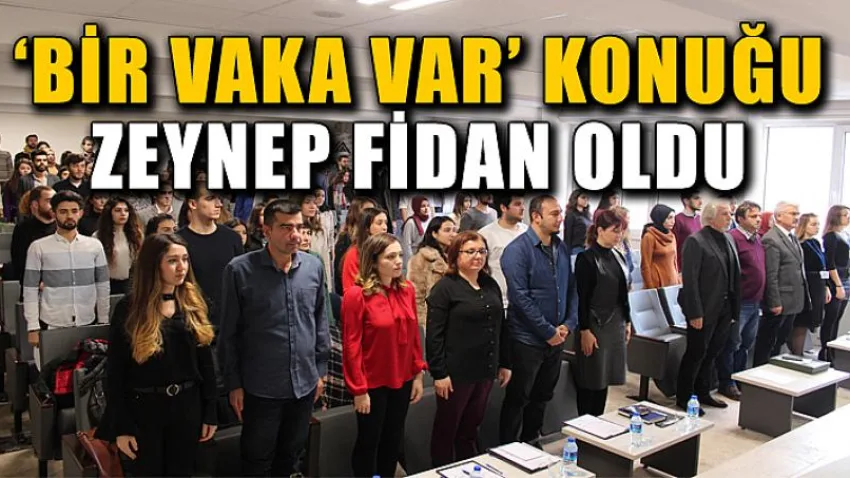 'Bir Vaka Var' Konuğu Zeynep Fidan Oldu