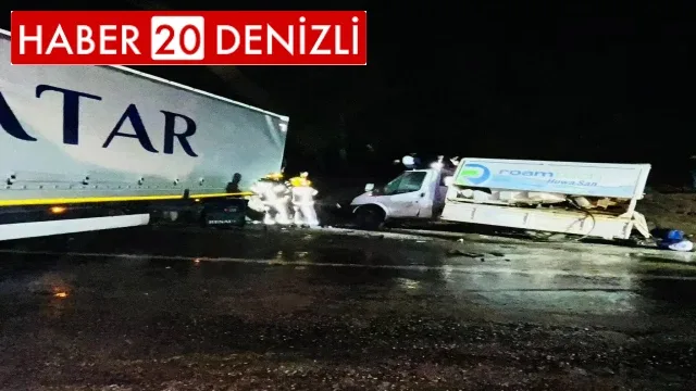 Tır ile transit çarpıştı: 1 ölü, 3 yaralı