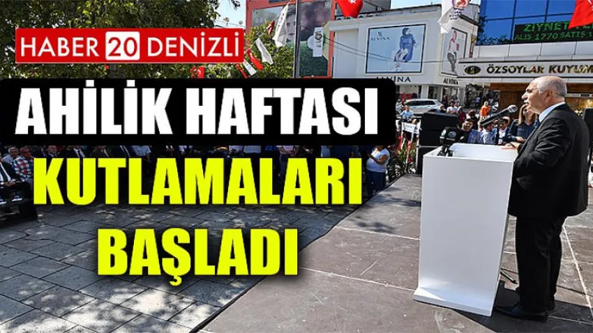 Ahilik Haftası Kutlamaları Başladı