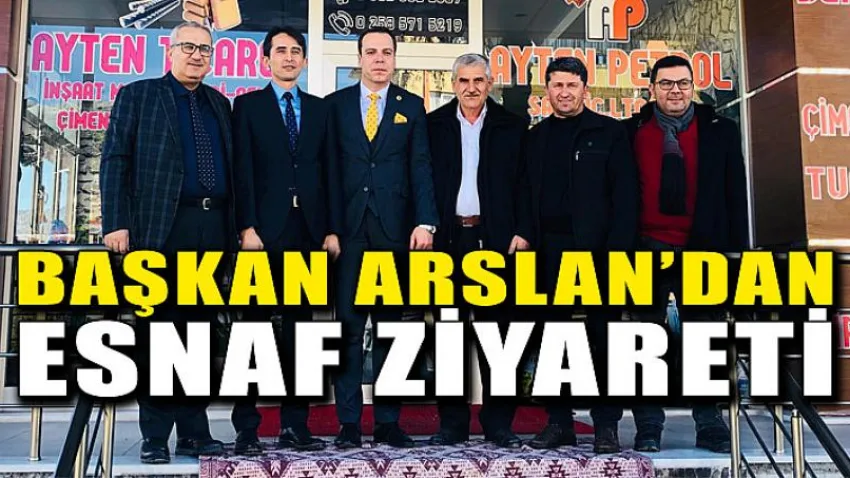 Esnafları Tek Tek Dolaşarak Sohbet Etti