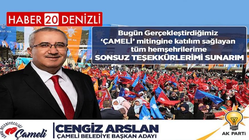 Başkandan Teşekkür