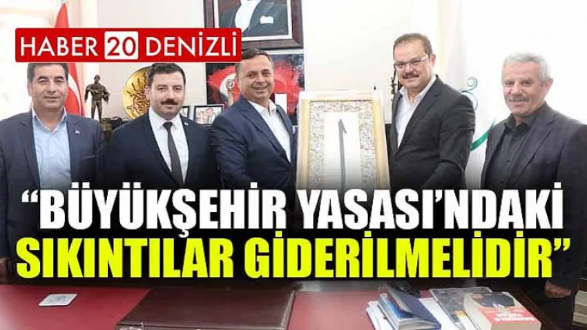 Büyükşehir Yasası’ndaki Sıkıntılar Giderilmelidir