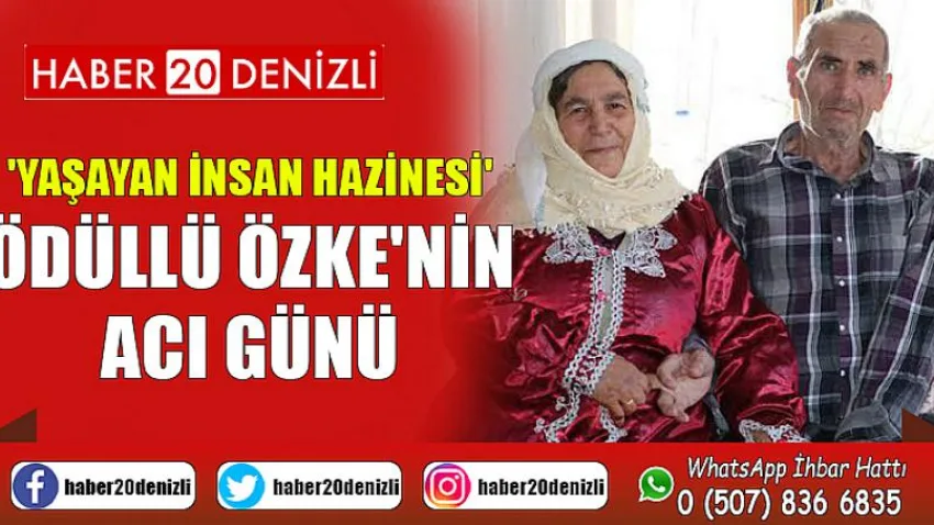 'Yaşayan İnsan Hazinesi' ödüllü Özke'nin acı günü
