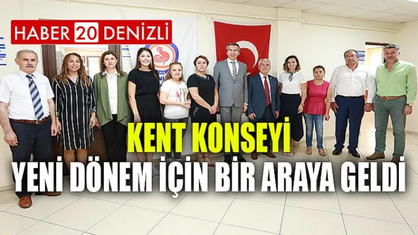 Kent Konseyi yeni dönem için bir araya geldi