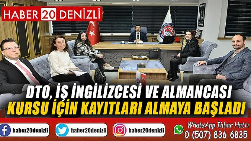 DTO, İş İngilizcesi ve Almancası Kursu için Kayıtları Almaya Başladı