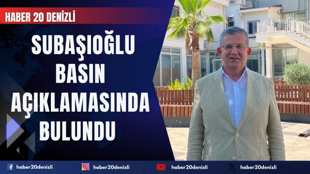 AK Parti Denizli İl Başkanı Subaşıoğlu'ndan araç kiralama ihalesine eleştiri