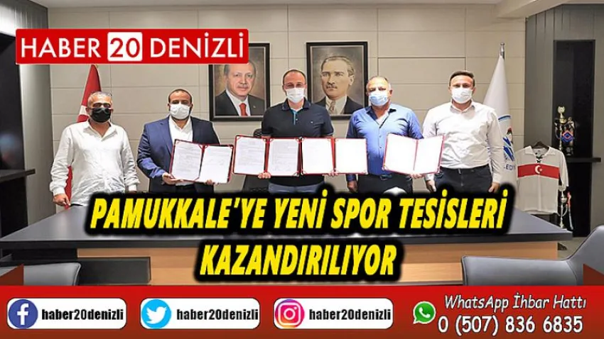 Pamukkale’ye yeni spor tesisleri kazandırılıyor