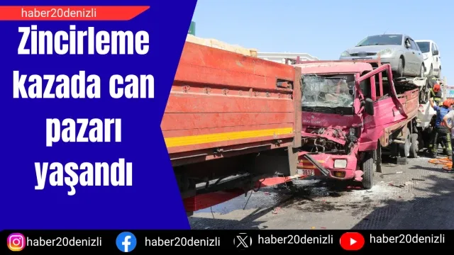 Zincirleme kazada can pazarı yaşandı