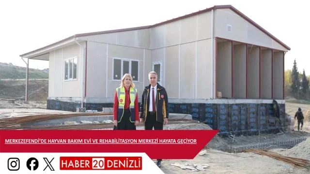 Merkezefendi’de Hayvan Bakım Evi ve Rehabilitasyon Merkezi Hayata Geçiyor