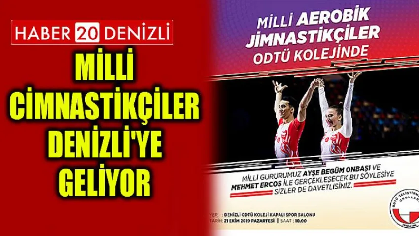 Milli Cimnastikçiler Denizli'ye Geliyor