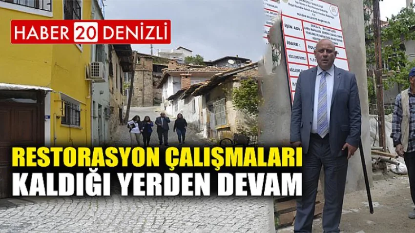 Restorasyon Çalışmaları Kaldığı Yerden Devam