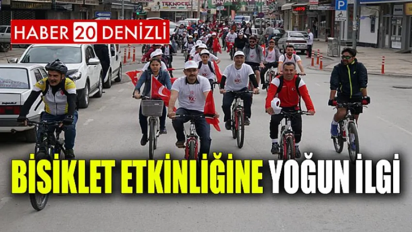 Bisiklet Etkinliğine Yoğun İlgi