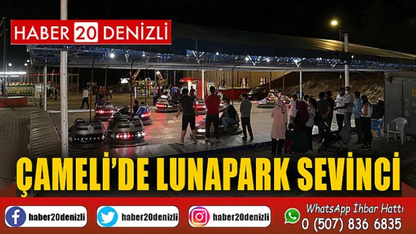 Lunapark ilçenin sosyal hayatına renk kattı