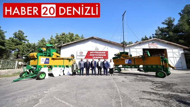 Acıpayamlı çiftçilere 2 adet tohum eleme makinesi hibe edildi