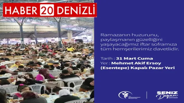 Geleneksel İftar Sofrası Mehmet Akif Ersoy Mahallesi’nde Kurulacak