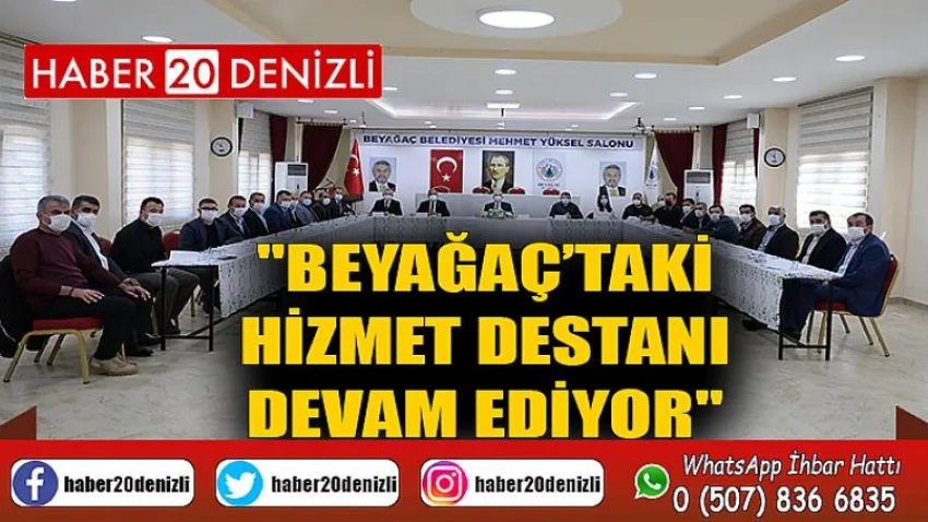 Beyağaç’taki hizmet destanı devam ediyor