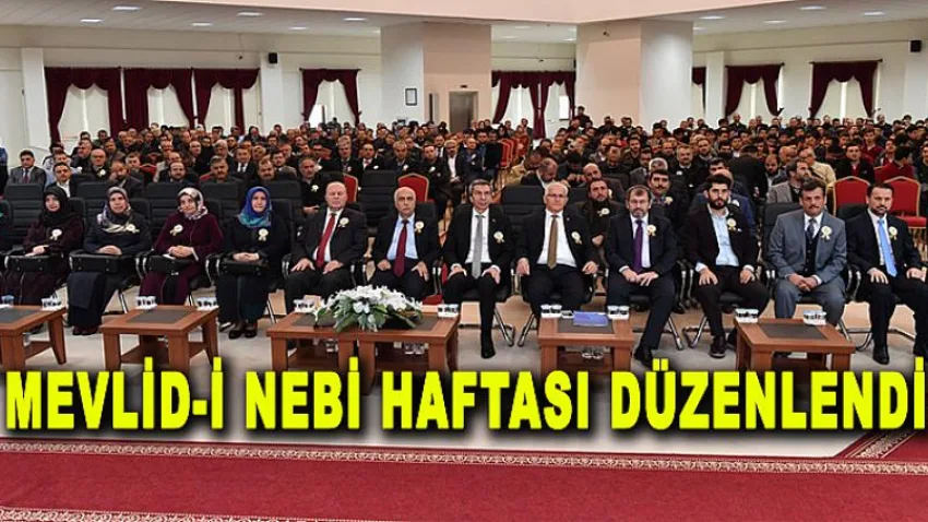 Mevlid-i Nebi Haftası Düzenlendi