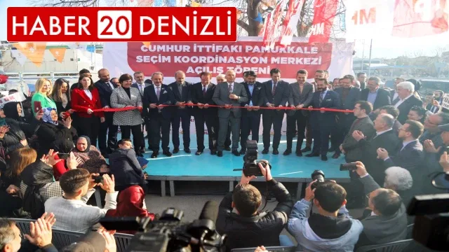 AK Parti'nin Pamukkale Adayı Pekdemir’den miting gibi SKM açılışı