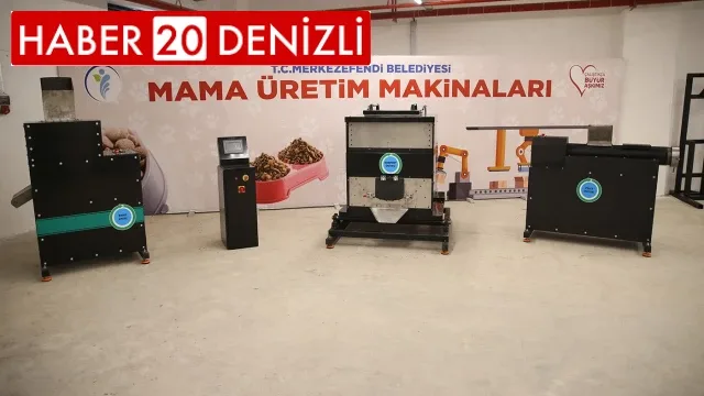 Mama üretim makineleri sokak hayvanlarına temiz mama sağlıyor