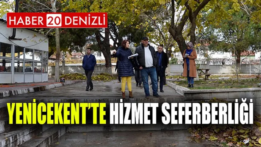 Yenicekent’te hizmet seferberliği