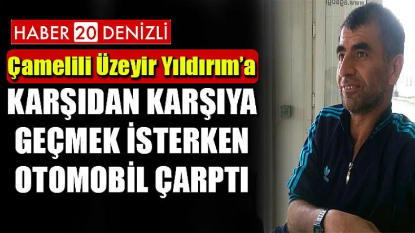 Karşıdan Karşıya Geçmek İsterken Otomobil Çarptı