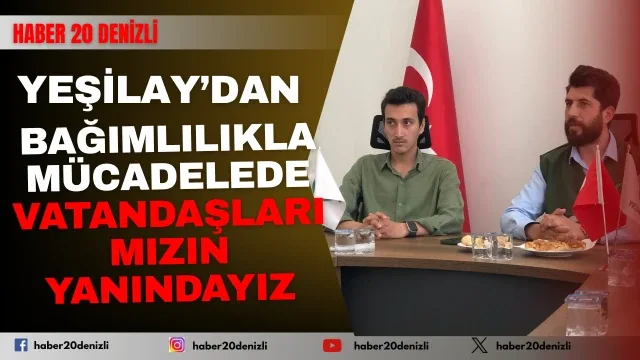 Yeşilay Denizli Şube Başkanı Fatih Gün: "Bağımlılıkla Mücadelede Tüm Vatandaşlarımızın Yanındayız"