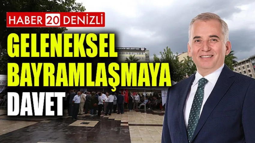 Geleneksel bayramlaşmaya davet