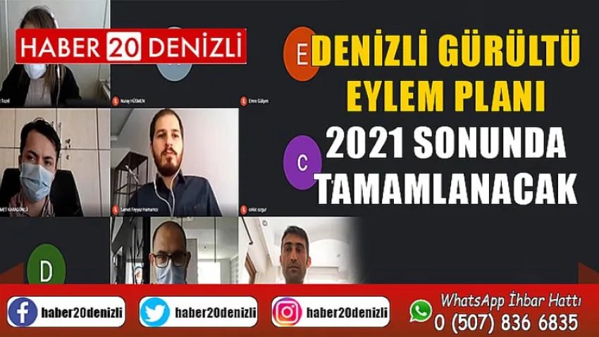Denizli Gürültü Eylem Planı 2021 sonunda tamamlanacak