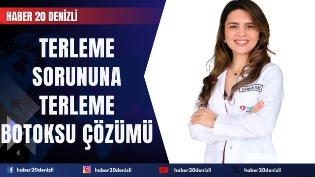 Aşırı terleme sorununa terleme botoksu çözümü