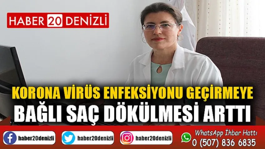 Korona virüs enfeksiyonu geçirmeye bağlı saç dökülmesi arttı