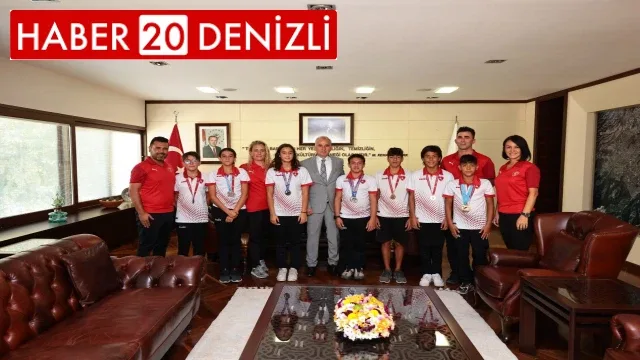 Şampiyonlardan Başkan Zolan'a ziyaret