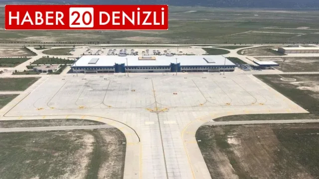 Çardak Havalimanı'ndan Eylül ayında 34 bin yolcu hizmet aldı