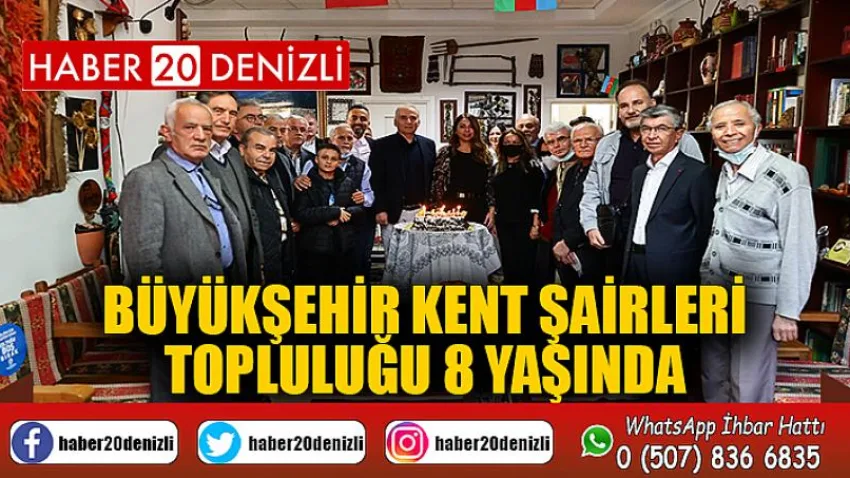 Büyükşehir Kent Şairleri Topluluğu 8 yaşında