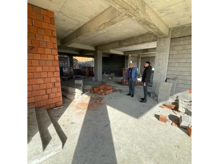 Başkan Arslan, Çameli Gençlik Merkezi inşaatında incelemelerde bulundu