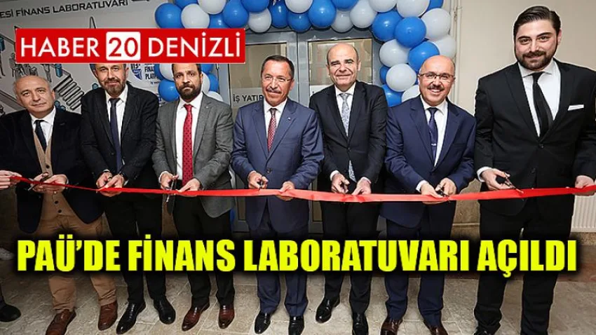PAÜ’de Finans Laboratuvarı Açıldı