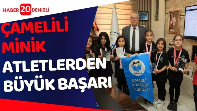 Çamelili minik atletlerden büyük başarı