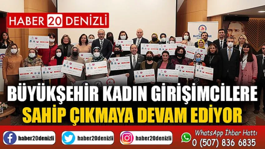 Büyükşehir kadın girişimcilere sahip çıkmaya devam ediyor